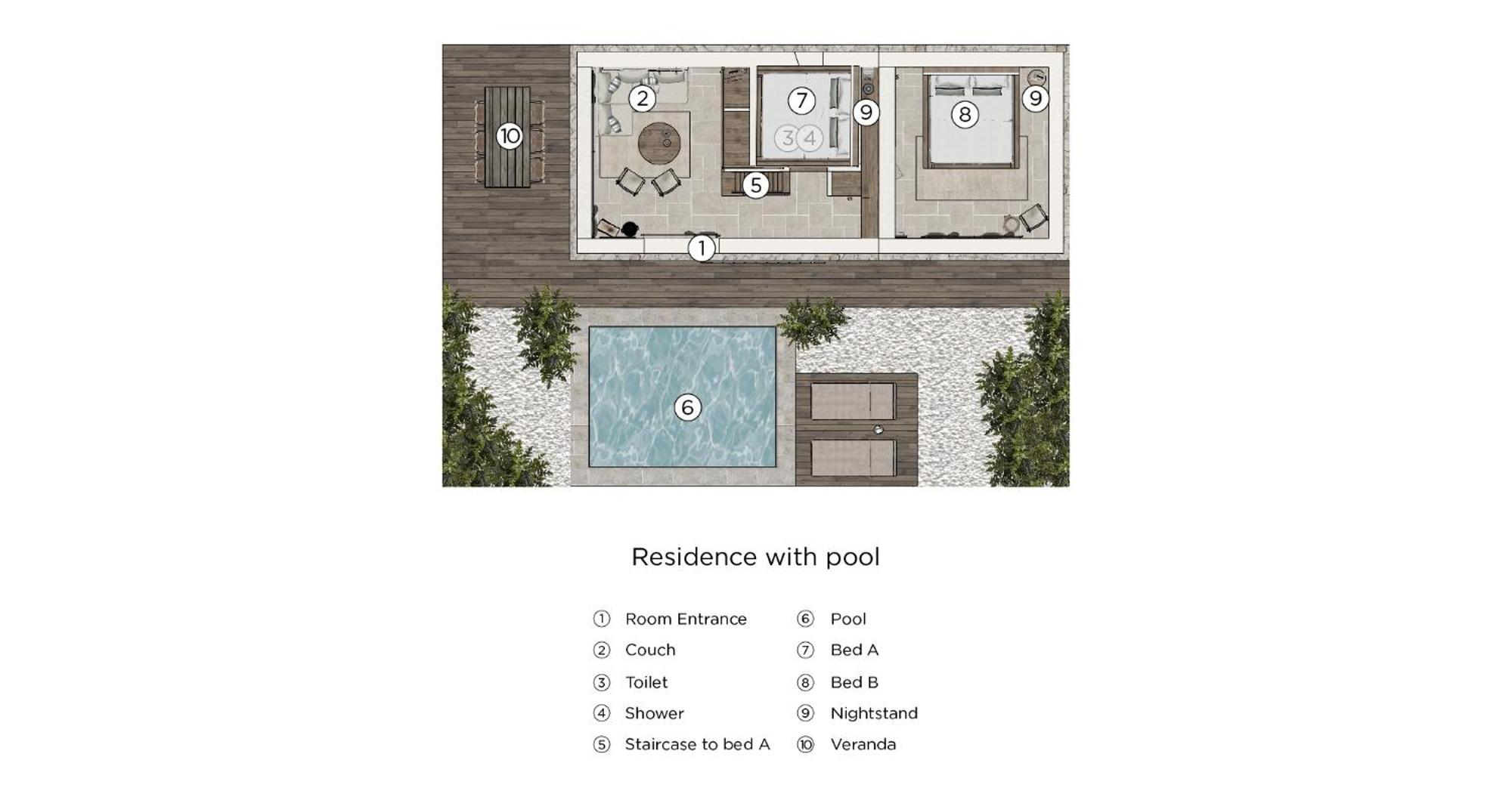 Ergon Beach House Nikiti الغرفة الصورة